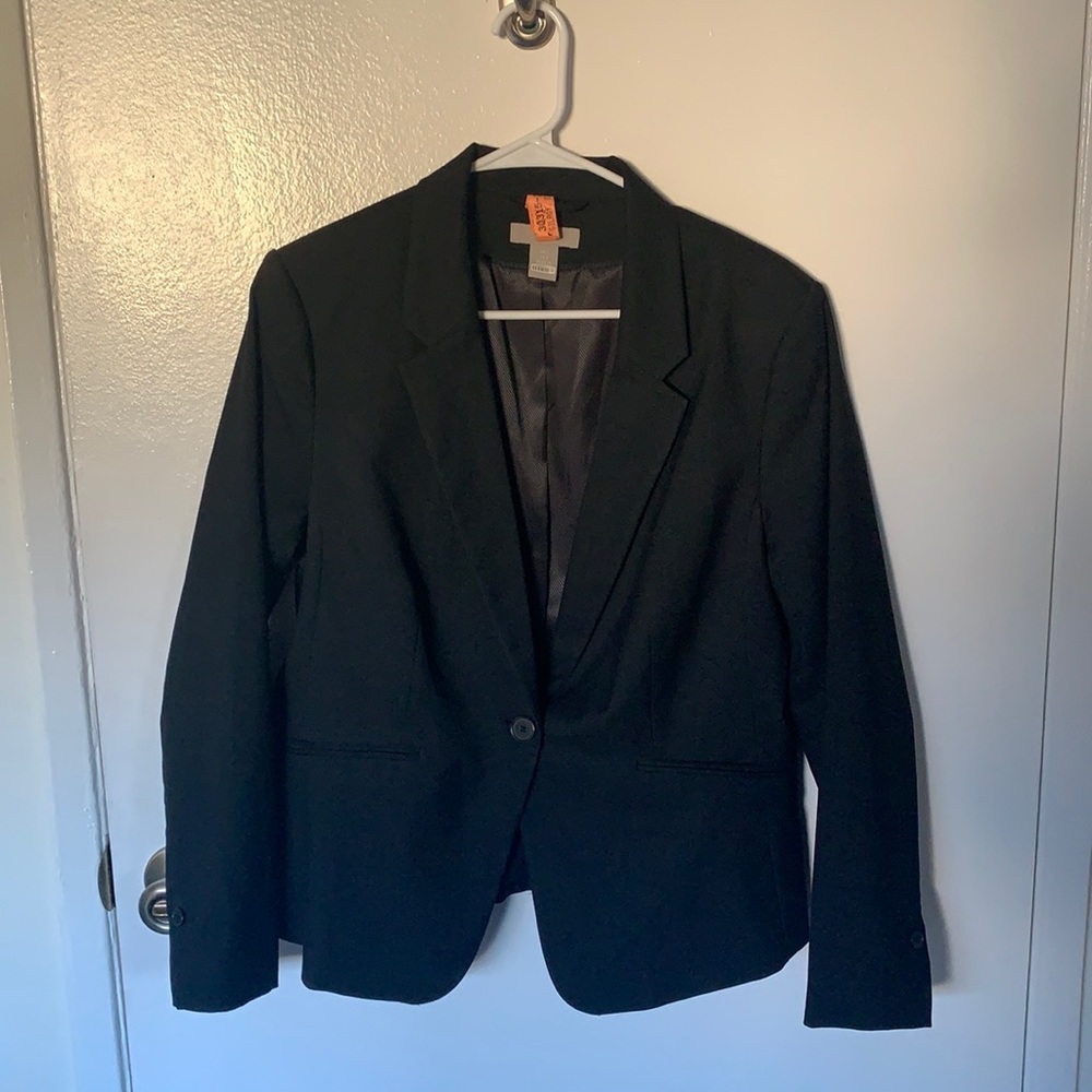 H&M black blazer